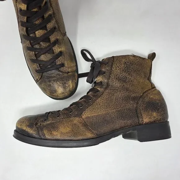 Jump | Shoes | J75jump 975 Distressed Tan Black Leather  display picture 3